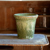 Aged Fluted Garden Pot