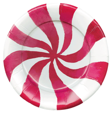  Peppermint Happy Dessert Plates