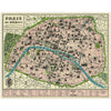 Map of Paris 1,000 Piece Puzzle