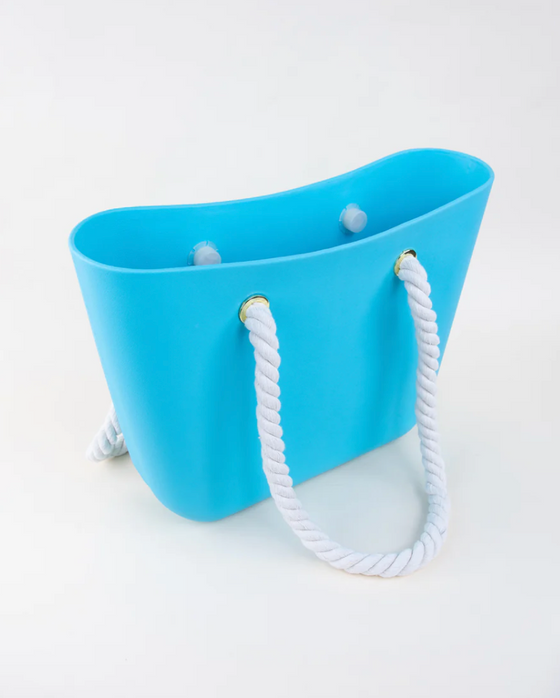 Turquoise Water & Sand-Proof Beach Tote