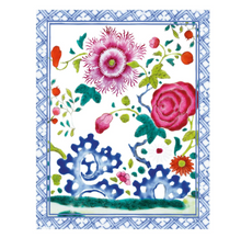  Floral Porcelain Bridge Tallies