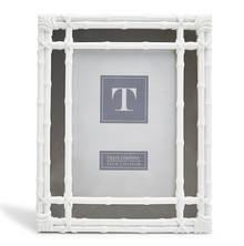  High Gloss White Bamboo Picture Frame 5x7