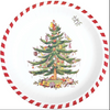 Candy Cane Christmas Tree Lunch Plate