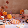 Pink & Orange Stripy Pumpkin Napkins