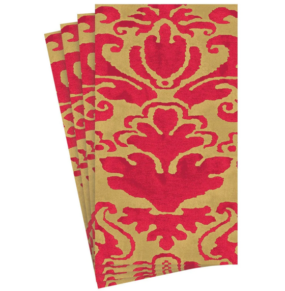 Red Palazzo Guest Towel