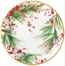  Round Berries & Pine Dinner Plates