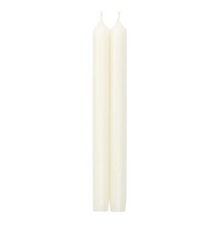 White Dripless Candle 10"