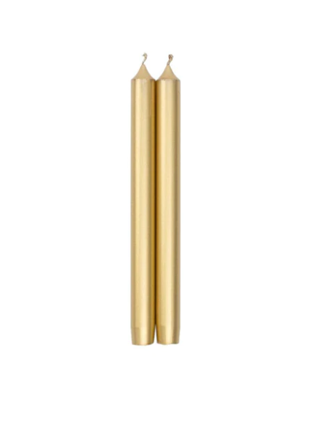 Gold Dripless Candle 12"