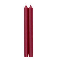  Cranberry Dripless Candle 10"
