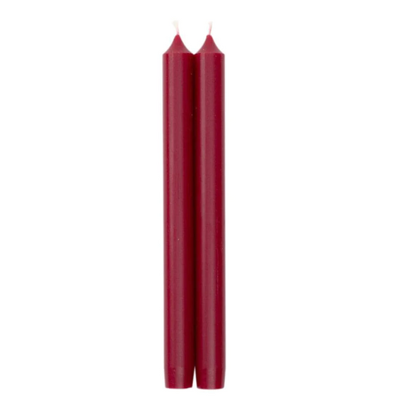 Cranberry Dripless Candle 10"