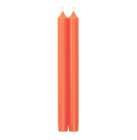 Orange Dripless Candle 10"