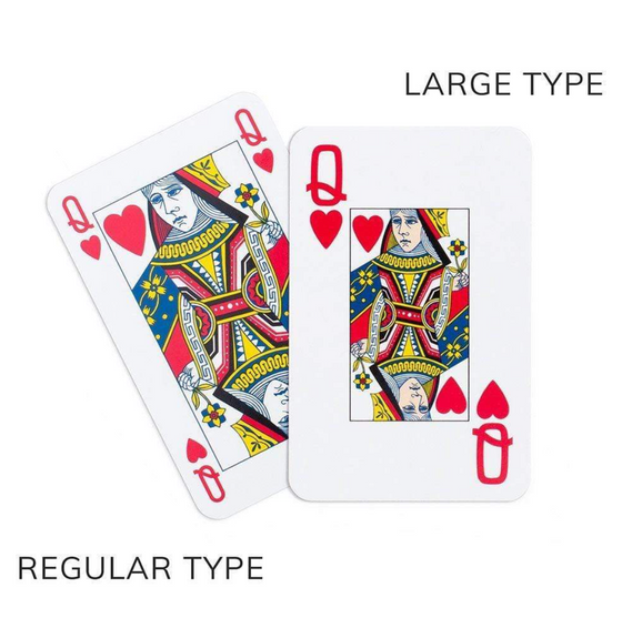 Viennese Nouveau Large Type Bridge Playing Cards