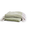 Country Side Green Throw Blanket