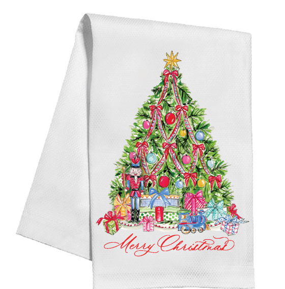 Christmas Tree with Gifts Kitchen Towel