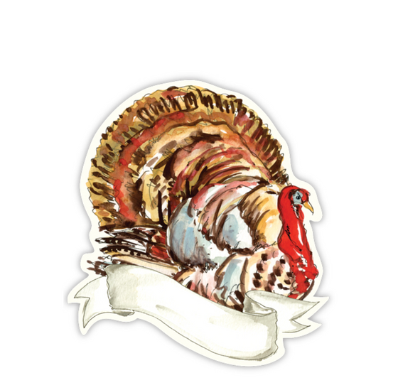 Watercolor Turkey Table Accent