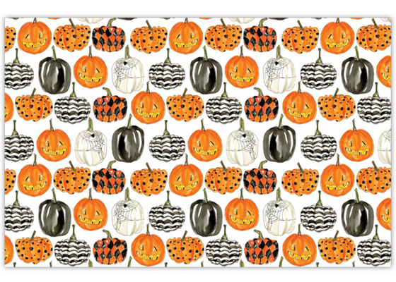 Pumpkin Pattern Placemat Pad