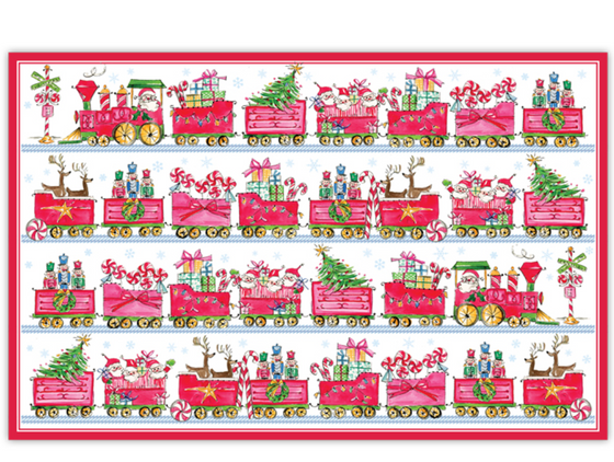 North Pole Express Train Placemat Pad