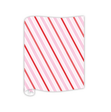  Pink Peppermint Stripe Table Runner