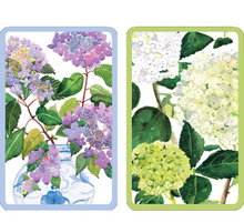  Hydrangeas Large Type Bridge Playing Cards