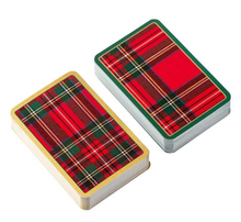  Plaid Large Type Bridge Playing Cards