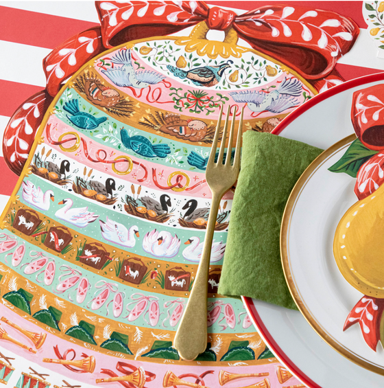 Twelve Days Of Christmas Bell Placemat