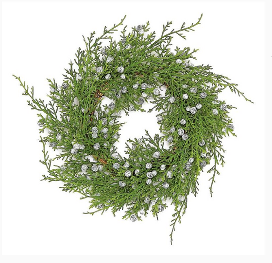 Seeding Juniper Wreath 4.5"