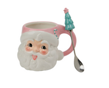  Pink Santa Head Mug