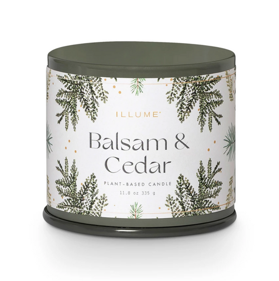 Small Balsam & Cedar Vanity Tin Candle