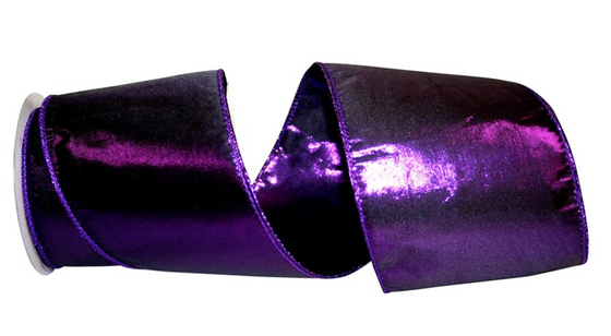 Metallic Purple Shine 4" Ribbon