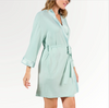 Aqua Kimono Robe