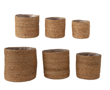  Seagrass Cylinder Basket