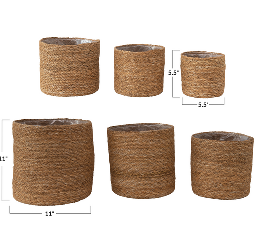 Seagrass Cylinder Basket
