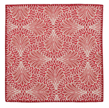  Red & White Printed Napkins, Set of 4