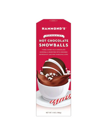  Peppermint Hot Chocolate Snowballs
