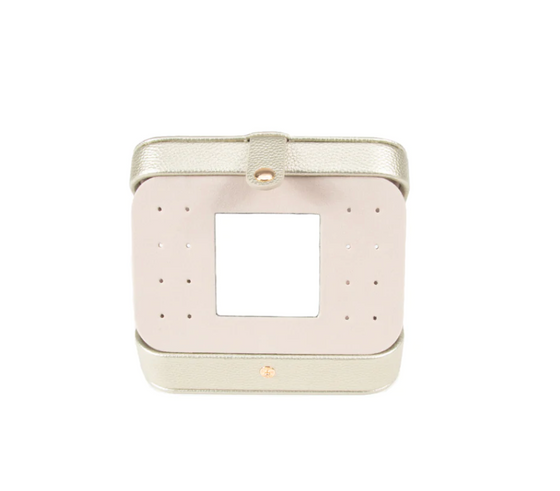 Pink Travel Jewelry Organizer