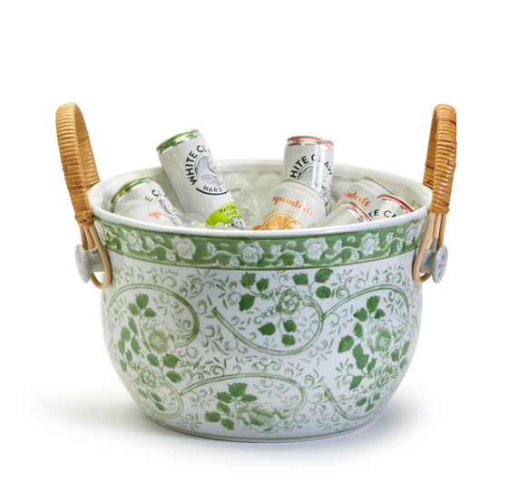 Green & White Country Side Party Bucket