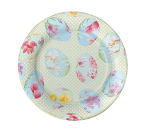  Floral Decorated Eggs Dessert Plates