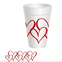  Heart Wrap Foam Cups