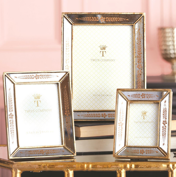 Gold Leaf Photo Frame 6 x 8