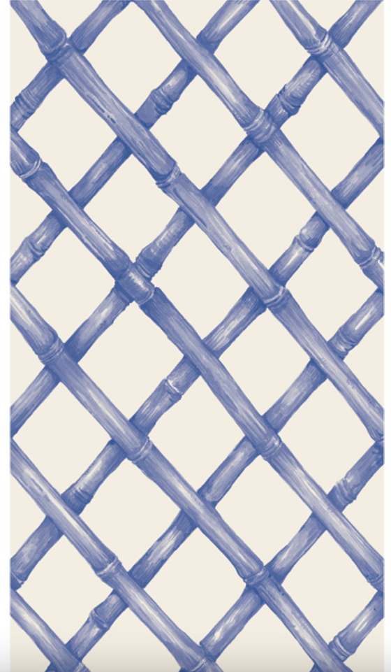Blue Lattice Guest Towel