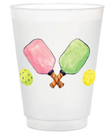  Pickle Ball Frosted Cups