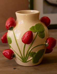  Ceramic Strawberry Vase