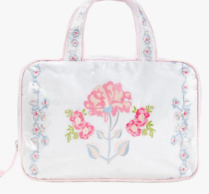 Peony Double Handle Makeup Bag