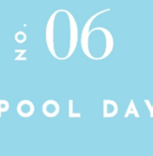  No 06  Pool Day 5.5 oz Candle