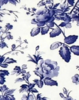 Champagne Bottle Wrap- Blue Floral