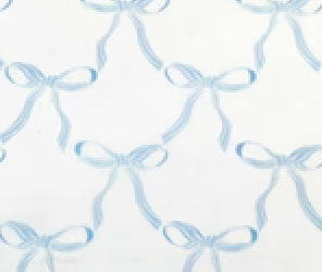 Champagne Bottle Wrap - Blue Bow