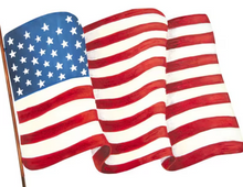  Waving American Flag
