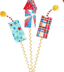  Playful Fireworks Stake