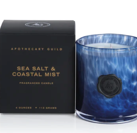 Sea Salt & Coastal Mist Opal Candle 4OZ