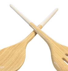  12.8" Salad Server Set White